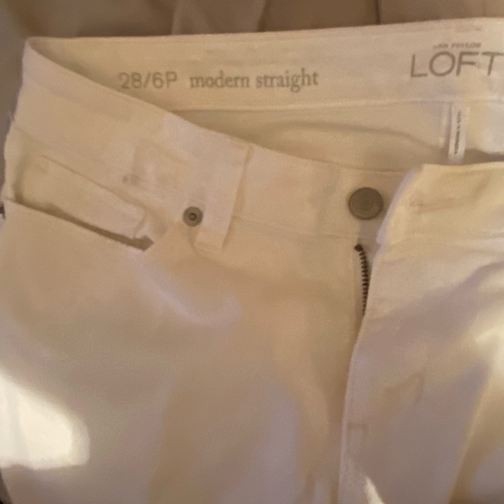 White jeans